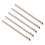 5 Stück hypoallergene Stahl-Piercing-Einschubröhrchen, 7,5 cm 15