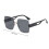 Women's Driving Sunglasses with PC Lens Anti-Glare Coating, Small Narrow Rectangular Frame 3