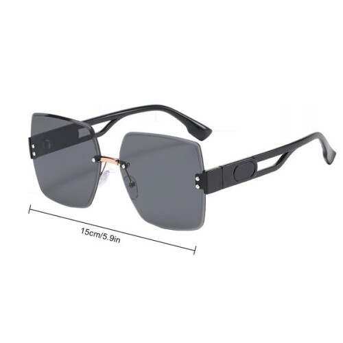 Women's Driving Sunglasses with PC Lens Anti-Glare Coating, Small Narrow Rectangular Frame 2