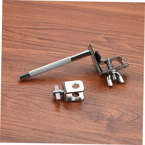 Cowbell Mount Clamp for Drum Stand, Adjustable Percussion Holder with Quick Clamp Setup 2