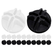 Conectores de Cage de Plástico, Design Desmontável e Reutilizável para Painéis de Grade de Fio DIY, Fixadores Resistentes, Pacote de 30 Unidades