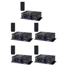 5X Ak380 800W 12V Power Amplifier Stereo Home Car BASS Audio Amp Music Player Car Speaker Class D FM USB/