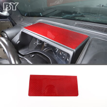 (11) Weiche, rote Carbonfaser-Dekorabdeckungsaufkleber, passgenau für Hummer H2 (2003–2007)