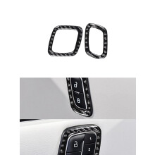 (Türverriegelungsknopf) kompatibel mit Ford Mustang Mach-E Mach E 2021 2022, Auto, Kohlefaser