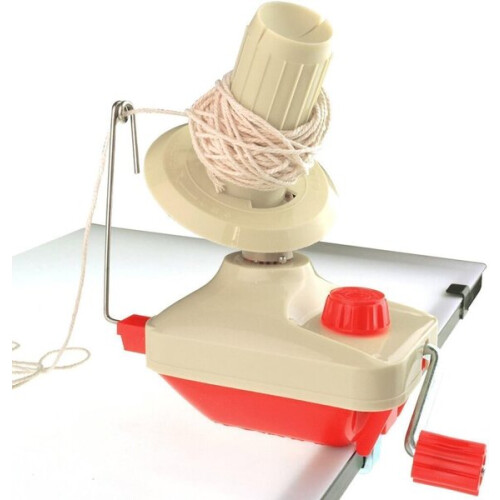 Small Lightweight Manual Thread Winder, Table Clamp Holder for Sewing Thread Spools, Easy to Install Use 2