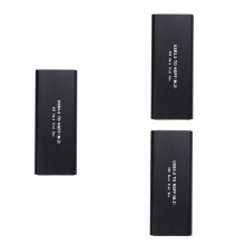 3X M.2  Ssd to Usb 3.0 External Ssd Reader Converter Adapter Enclosure with Uasp,Support Ngff M.2 2280 2260 2242