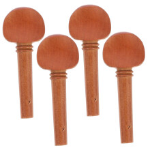 Violin Tuning Pegs Set 3/4 4/4 Ebony Wood Easy Replacement Stable Performance for Student