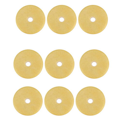 Flute  Pads Set with Yellow Felt, Multiple Sizes for Flute Maintenance, 16 Pcs 2