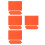 400Sheets Orange Color Sheets for Kids Creative Drawing and Printing 6