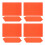 400Sheets Orange Color Sheets for Kids Creative Drawing and Printing 8
