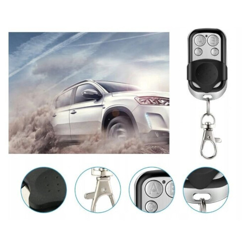4-Channel Remote Control with Fixed Code 433.92MHz for Copying Signals as Spare Remote, Simple to Programme 1