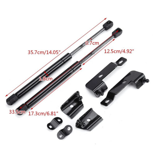 4x Support de Levage de Jambe de Force à Gaz de Capot Avant pour  Frontier Navara D40 Frontier  Pathfinder 2004-2018 1