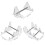 Clear Acrylic Mechanical Keyboard Stand with Ergonomic Typing Angle and Enhanced Stability 5