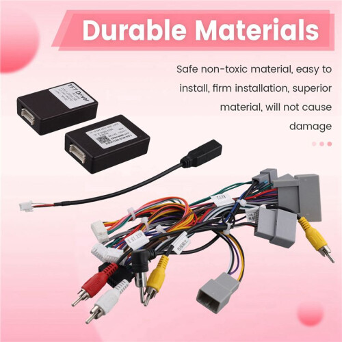 Car Radio Canbus Box for  ACCORD 9TH 2.0L 2014-2017 Auto Wiring Harness Power Cable Decoder Adapter