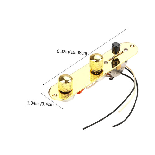 Prewired Control Plate for Telecaster with Versatile Knobs, Easy Installation and Quick Tone Upgrade 1