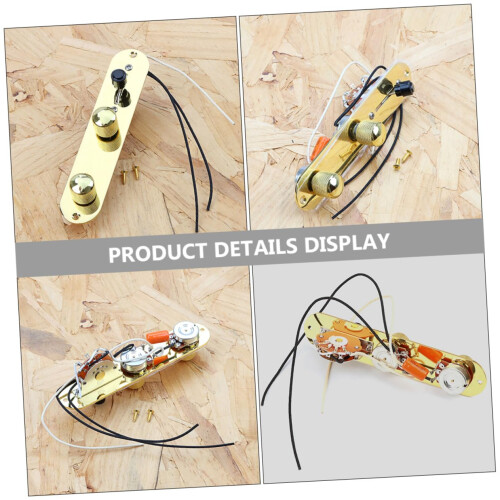 Prewired Control Plate for Telecaster with Versatile Knobs, Easy Installation and Quick Tone Upgrade 2