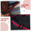 Adjustable Drum Sling Strap with Clips for Djembe and Snare Drum, Comfortable Shoulder Belt 5