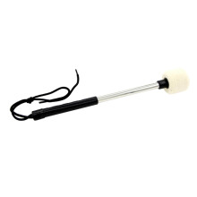 Wool Felt Snare Drum Beater with Stainless Steel Handle for Warm Attack and Balanced Response