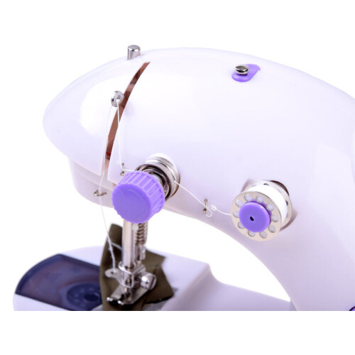 Children's Mini Sewing Machine with Dual Speed Adjustment, Switchable Power Supply for Beginners, Compact with Thread Cutter 1