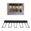 Versatile Wall Mount Power Tool Organizer Alloy Steel Drill Holder 11
