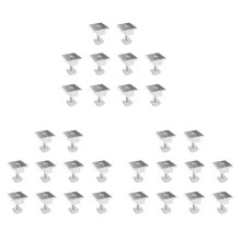 30 Stück Solarklemme, Verstellbare Solarpanel-Halterung, Breite Photovoltaik-Halterung für Solarpanel-System, 30 mm