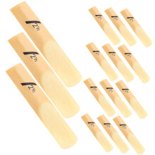 50pcs Traditional 2.5 Strength Saxophone Reeds for Eb and Tenor with Clear Balanced Tone