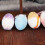 Easter Eggs with Strings for Hanging, Handmade Foam Easter Decorations, Lightweight, 6x4cm for Easter Tree Party Decorations 5