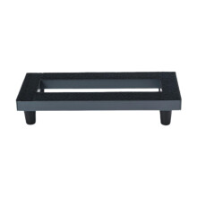 Aluminum Guitar Effects Pedal Board 35x14cm with Secure Mounting and Large Capacity