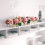 Acrylic Rectangular Vase with LED Light Strip, Low Profile Design for Table Decor, 25-45cm 3