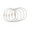 Stainless Steel Cable Keychain, Strong Durable Aviation Cable, Easy Install, 7-Piece Set for Tools Keys, Secure Attachment Loop 2