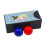 Magic Trick Box with Colour Change Effect, Transforms into Ring Coin, Plastic Illusion Box Set with 2 Balls 3