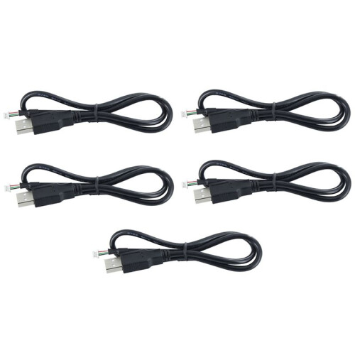 5Pcs USB to 5Pin Cable for Camera Modules Camera Module Data Connection Cable 5P 1.0mm 2 Meters