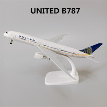(B787 United)20cm B787 B777 B747 B737 Series Aircraft Diecast Simulation Alloy Airliner Model Family