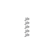 (1 to 2000 ( 6mm ))5PCS Model Folding-wing Airplane F-35C Lightning II Stealth Fighter DIY Simulated