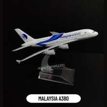 (16.MALAYSIA A380)1:400 Metal Aircraft Model Replica, British Airways Concorde Airplane Scale Miniature