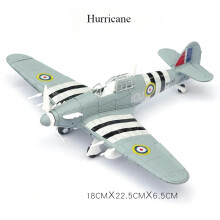 (Hurricane 2)1/48 WWII American Corsair Mustang British Spitfire Hurricane German BF109 Fighter Jet