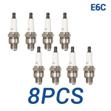 (8 Stück mit Box) Zündkerzenbrenner E6C Ersatzkerzen für B6HS für Denso W20FS-U für SUZUKI 09482-00095