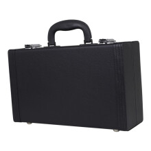 Leather Padded Clarinet Case with Plush Scratch Protection and Secure Molded Fit for Travel