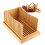 Kitchen Bamboo Bread Slicer Foldable Loaf Cutting Guide for Baking & Pastry 15