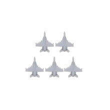 (1 to 700 ( 26mm ))5PCS F-18F Super Hornet Carrier Borne Machine Fighter Aircraft Model Resin Assembly
