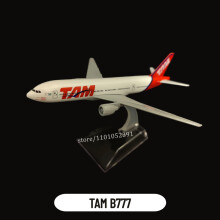 (144.TAM B777)Scale 1:400 Metal Airplane Replica Airlines Boeing Airbus Model Diecast Aircraft Miniature