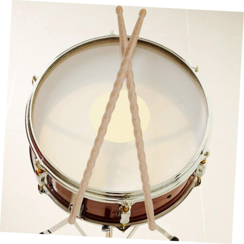 Ergonomic Bamboo Drum Sticks with SlipResistant Grip for Practice and Percussion 1