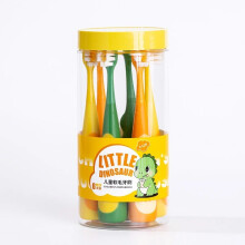 (6 Stück) Weiche Zahnbürsten für Kinder und Babys im niedlichen Dinosaurier-Design, 6 Stück pro Packung,