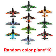 (10-Plane)Airplane Launcher Toys Catapult Plane Gun Toy Children Plane Catapult Gun Shooting Game Kids