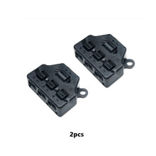 (3-port 2pcs)3/6 Ports Distribution Port Sharing Box Line Splitter for Diy Miniature Railway Train Model