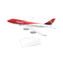 (106)JASON TUTU 16cm AVIANCA COLOMBIA B747 Airplane Model Airplane Diecast Metal 1/400 Scale Planes