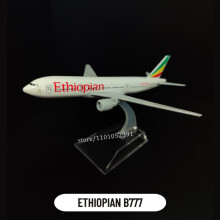 (136.Ethiopia B777)Scale 1:400 Metal Aircraft Replica New Zealand Airlines B777 Plane Boeing Airbus