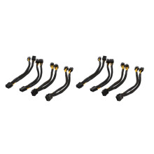 8Peças CPU Divisor de 8 Pinos ATX CPU 8 Pinos Fêmea para Duplo 8 (4 + 4) Pino Macho EPS 12V para Cabo Adaptador de AlimentaçãO da Placa-MãE