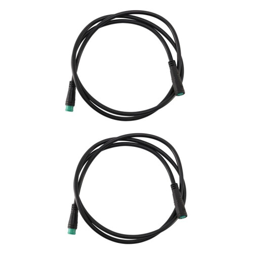 2X Cable de Pantalla Ebike de 5 Pines para Bafang BBS01 / BBS02 / BBSHD Conector de Cable