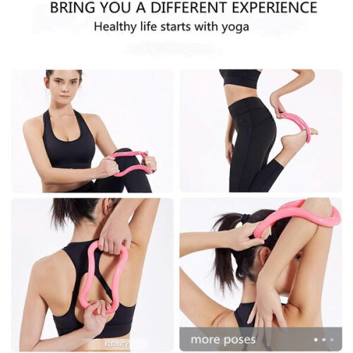 Προσαρμοστικός Γυμναστικός Δακτύλιος Yoga, Πιλάτες για Σπίτι, Γραφείο, Ταξίδια 2